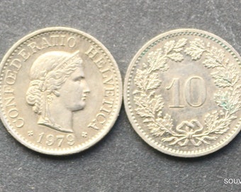 スイス造幣局 - 10ラッペン - 1979/1983年 - 貨幣学 - コレクション