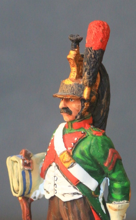 Soldat De Plomb Delprado 1er Empire - Dragon Cavalerie Légère Allemande 1808