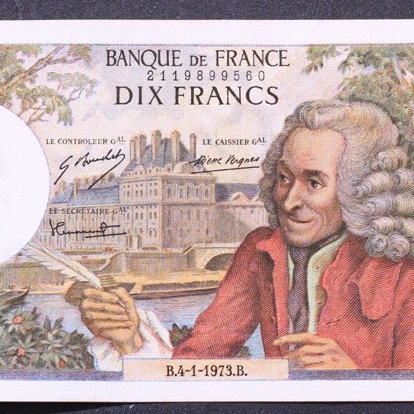 France 10F- 10 Francs- Type 1973- F.62.56- Billet Banque de France- XX siècle- Collection- Bonistique