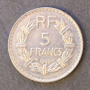 レア外貨✨　1947年　5フラン 1947 FRANCE 5 FRANCS - High Quality Coin - (975) | eBay