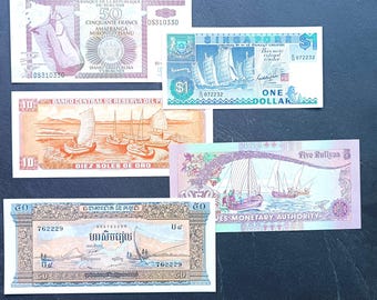 1950年代のオランダ紙幣、戦後のギルダー紙幣 - Etsy 日本