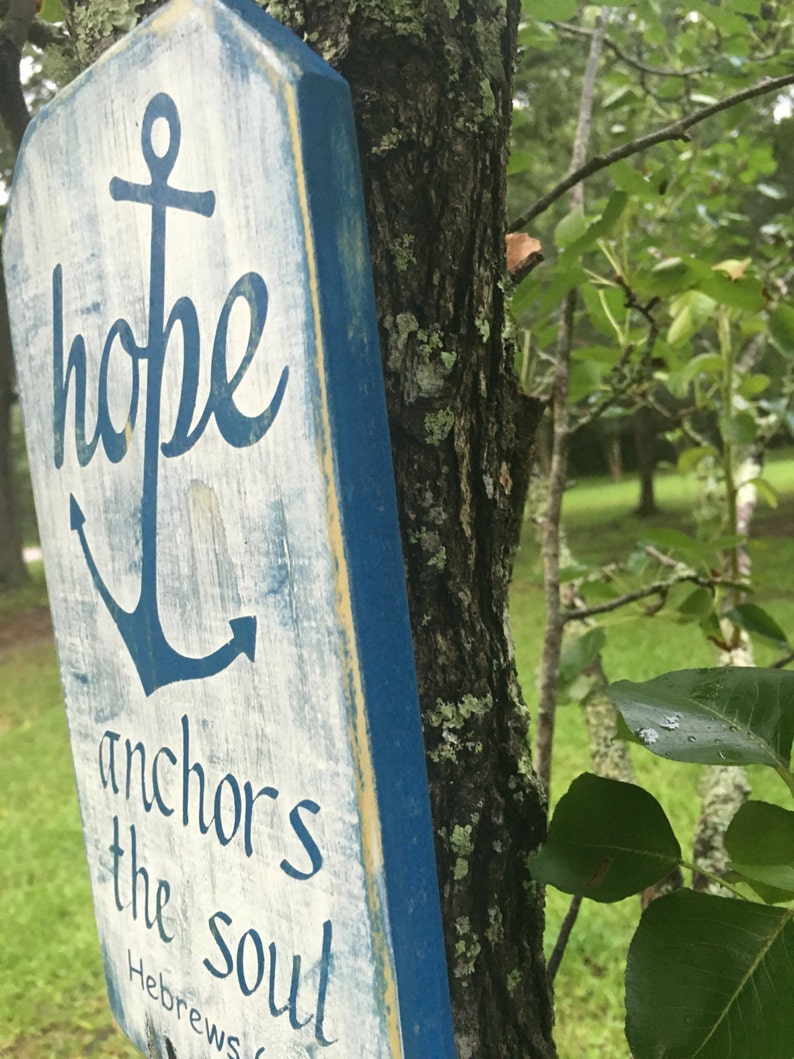 Bible Verse Hope Anchor / Bible Quotes Wall Decal We Have This Hope As