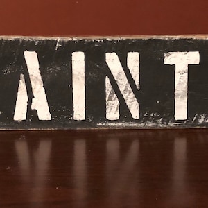 SAINTS rustic wood sign; New Orleans Saints