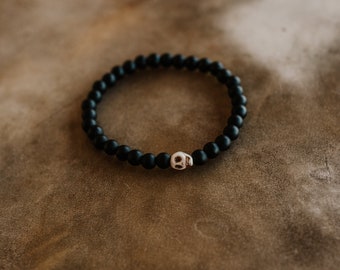 kali skull bracelets | meditation bracelets | stacking beaded bracelets | unisex bracelets