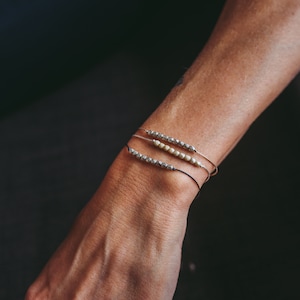 dainty stacking adjustable bracelets | neutral feminine bracelets