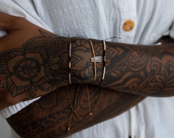 tiny friendship bracelets | dainty adjustable bracelets