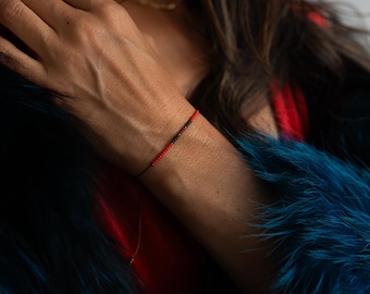 tiny friendship bracelet | dainty adjustable bracelets