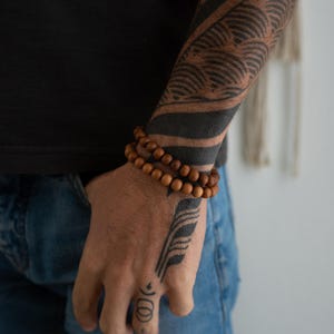real sandalwood bead bracelets | meditation bracelets | yoga bracelets | aromatic bracelets