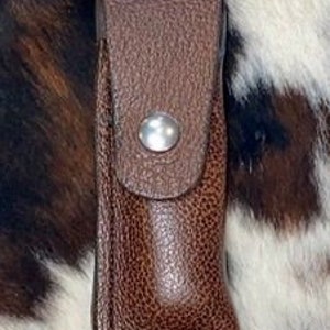 Water Buffalo Hide; Buck #110 Sheath