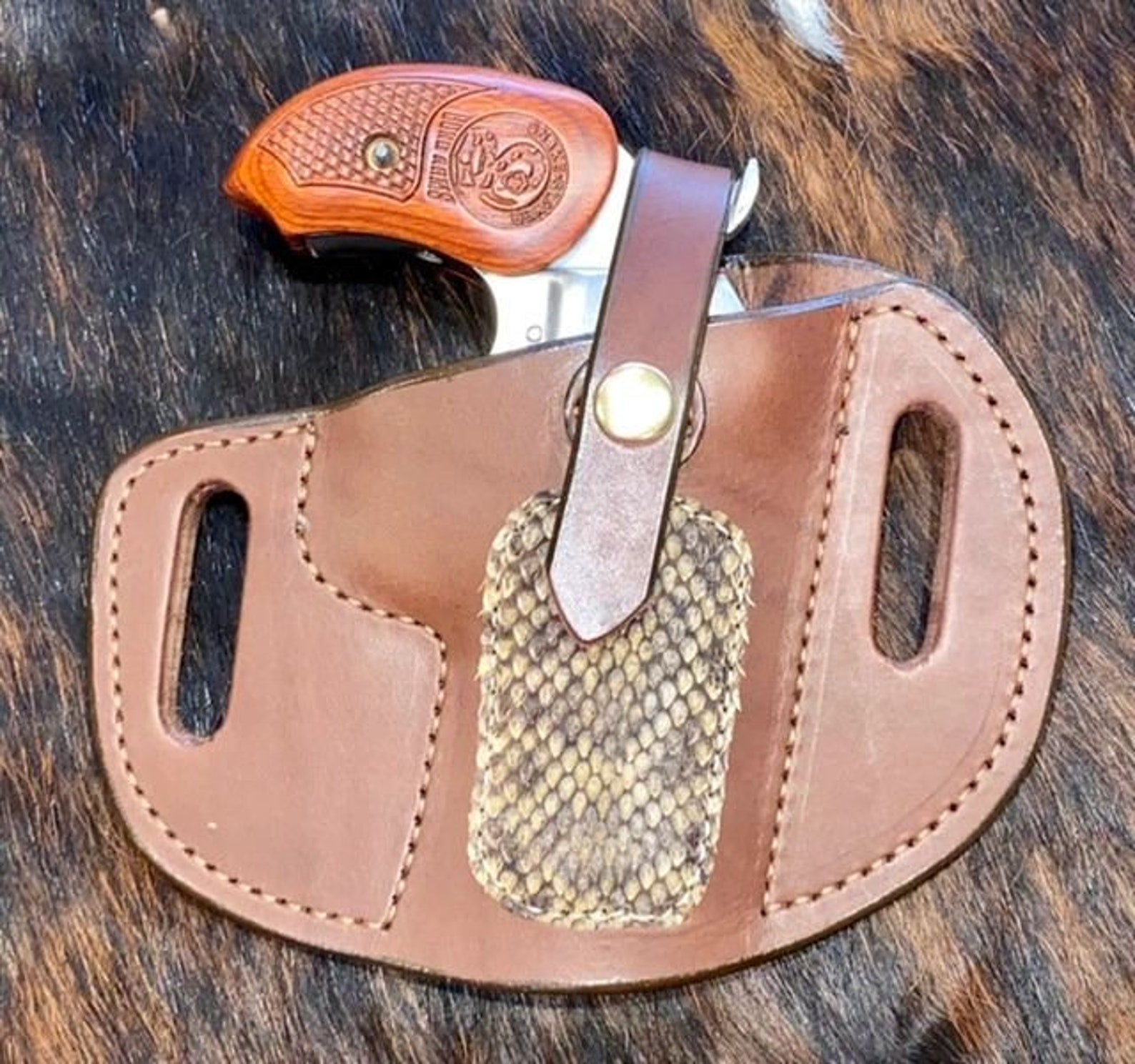 Bond Arms Snake Slayer Holster OWB W Rattlesnake Etsy