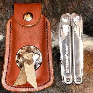 Large Multi-Tool Sheath; Western Style