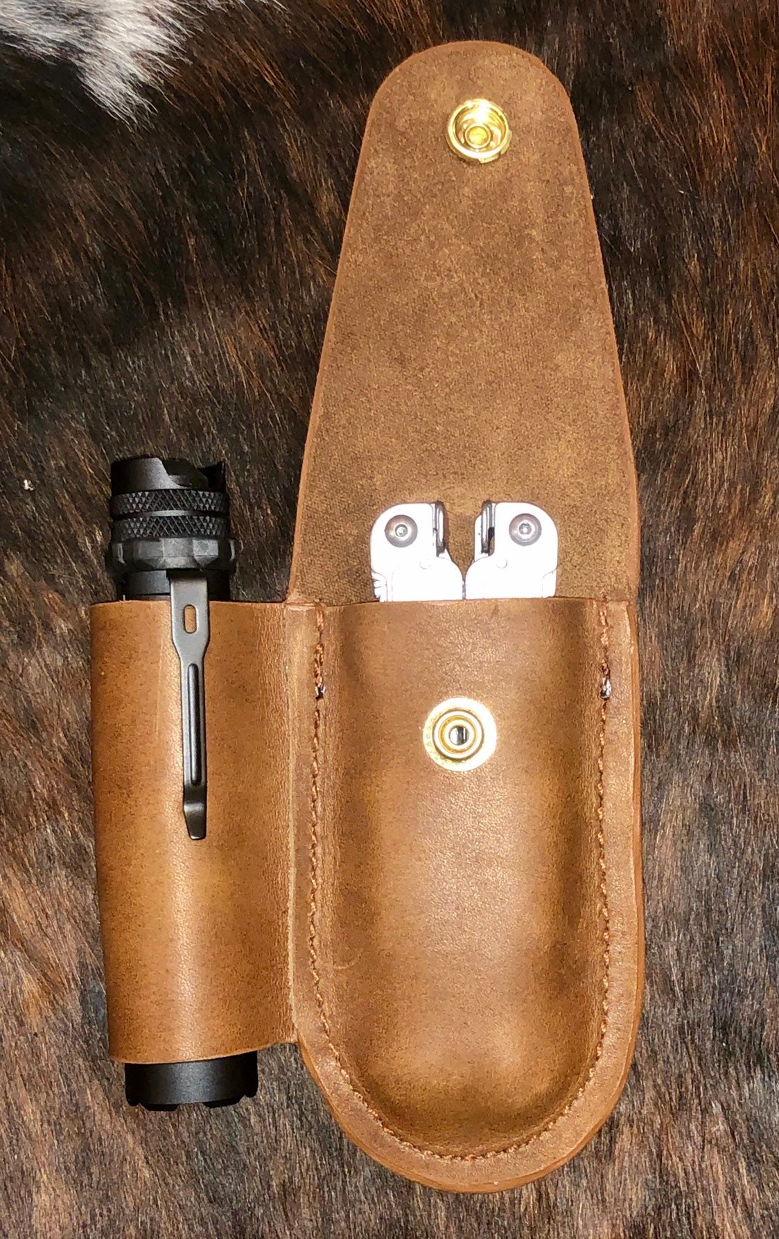 Large Multitool Sheath W Light Loop Etsy Israel