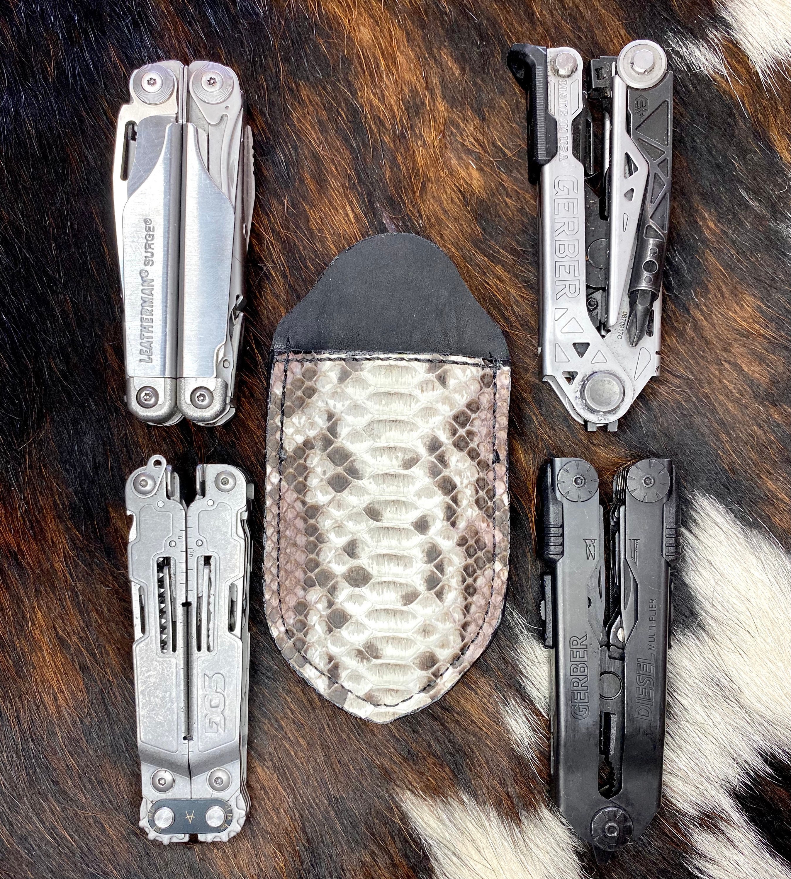 Python Belly; Multi-tool Sheath; Large - Etsy