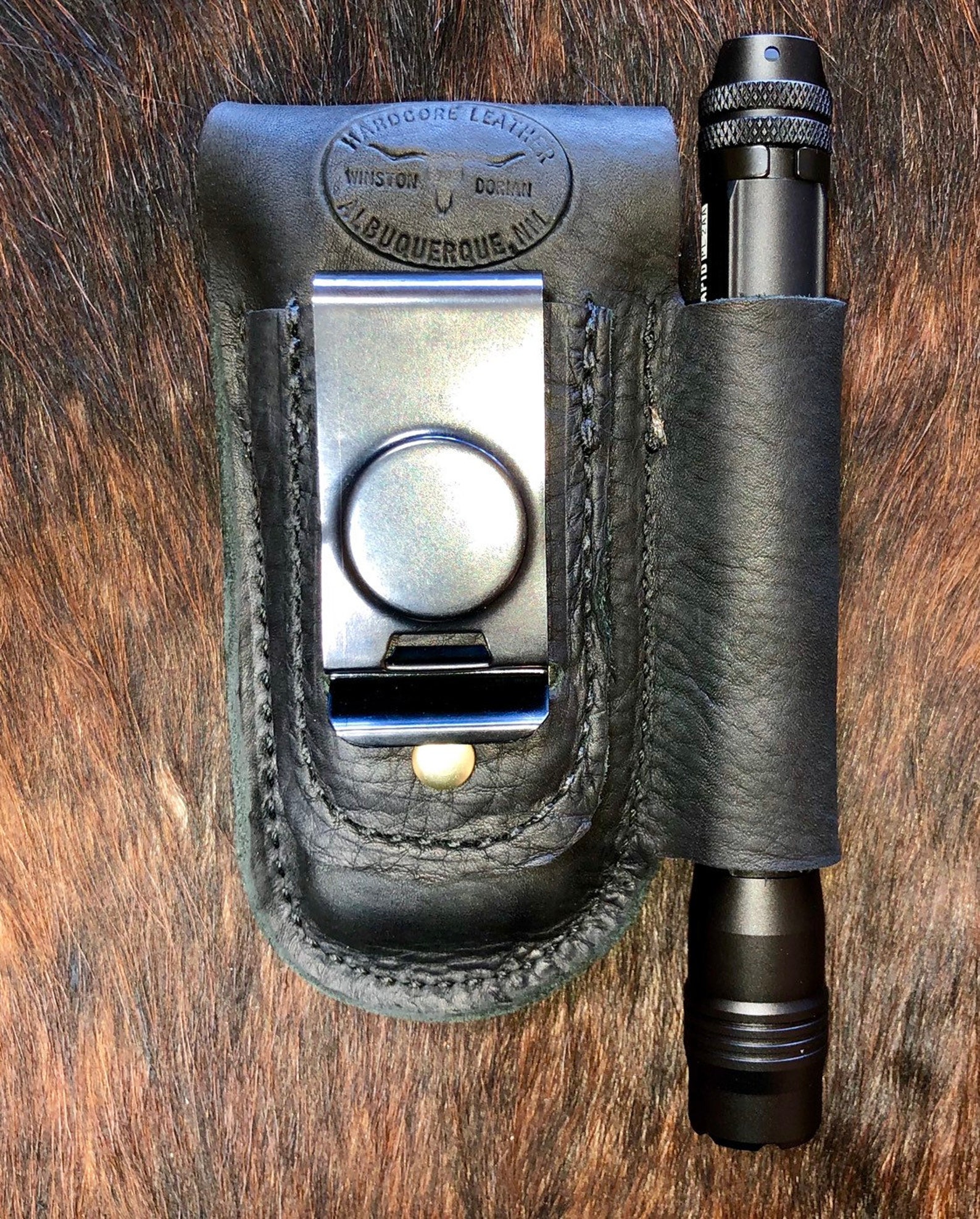 Large Multitool Sheath W Light Loop Etsy