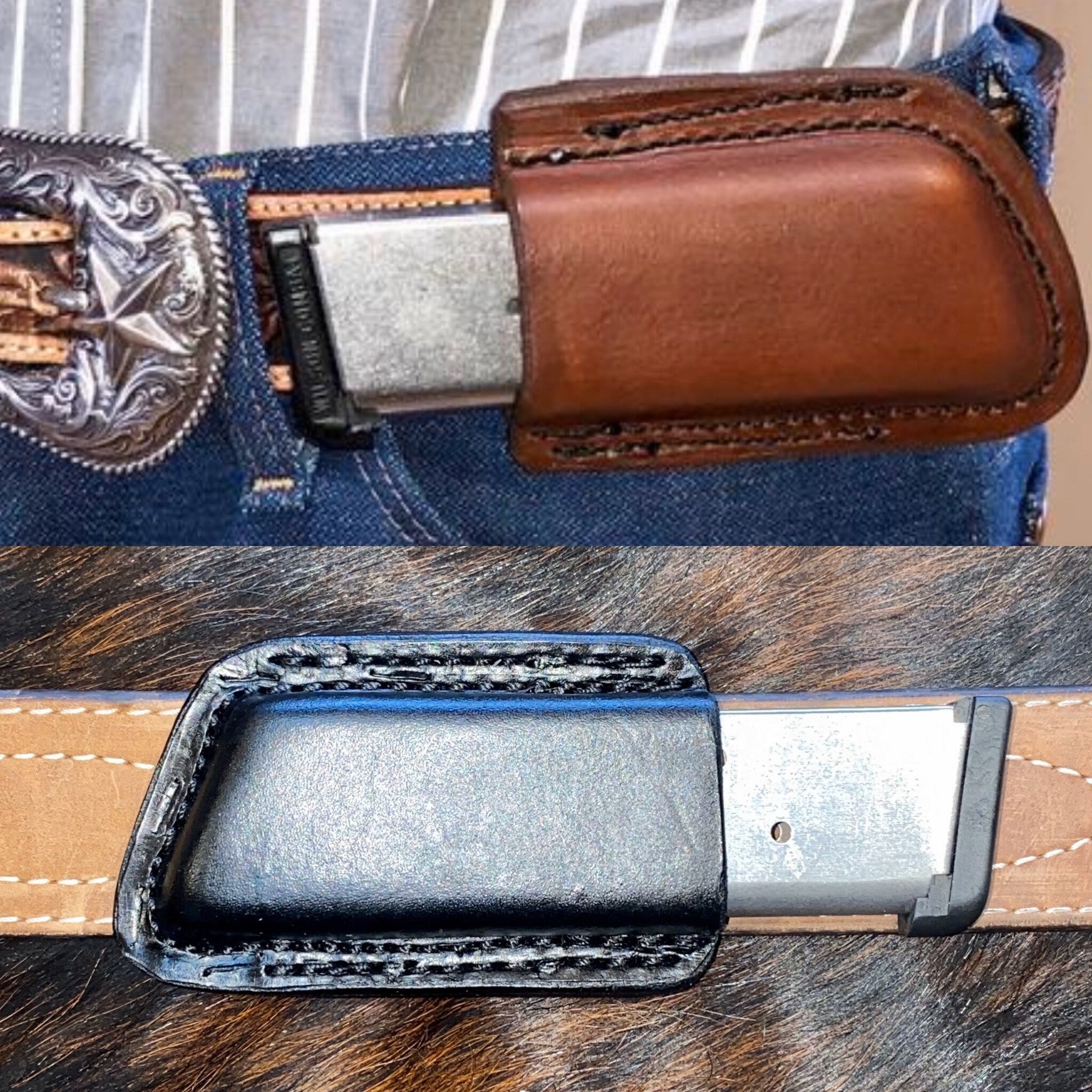 1911 45 ACP or 10mm Horizontal Mag Pouch Etsy