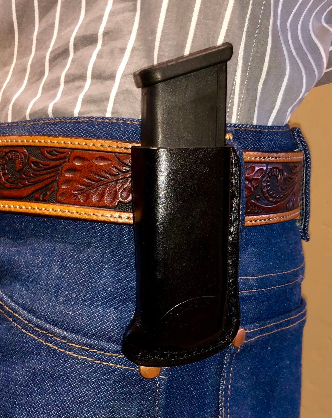 Glock 17/19/22/23 Mag Pouch w belt clip Etsy