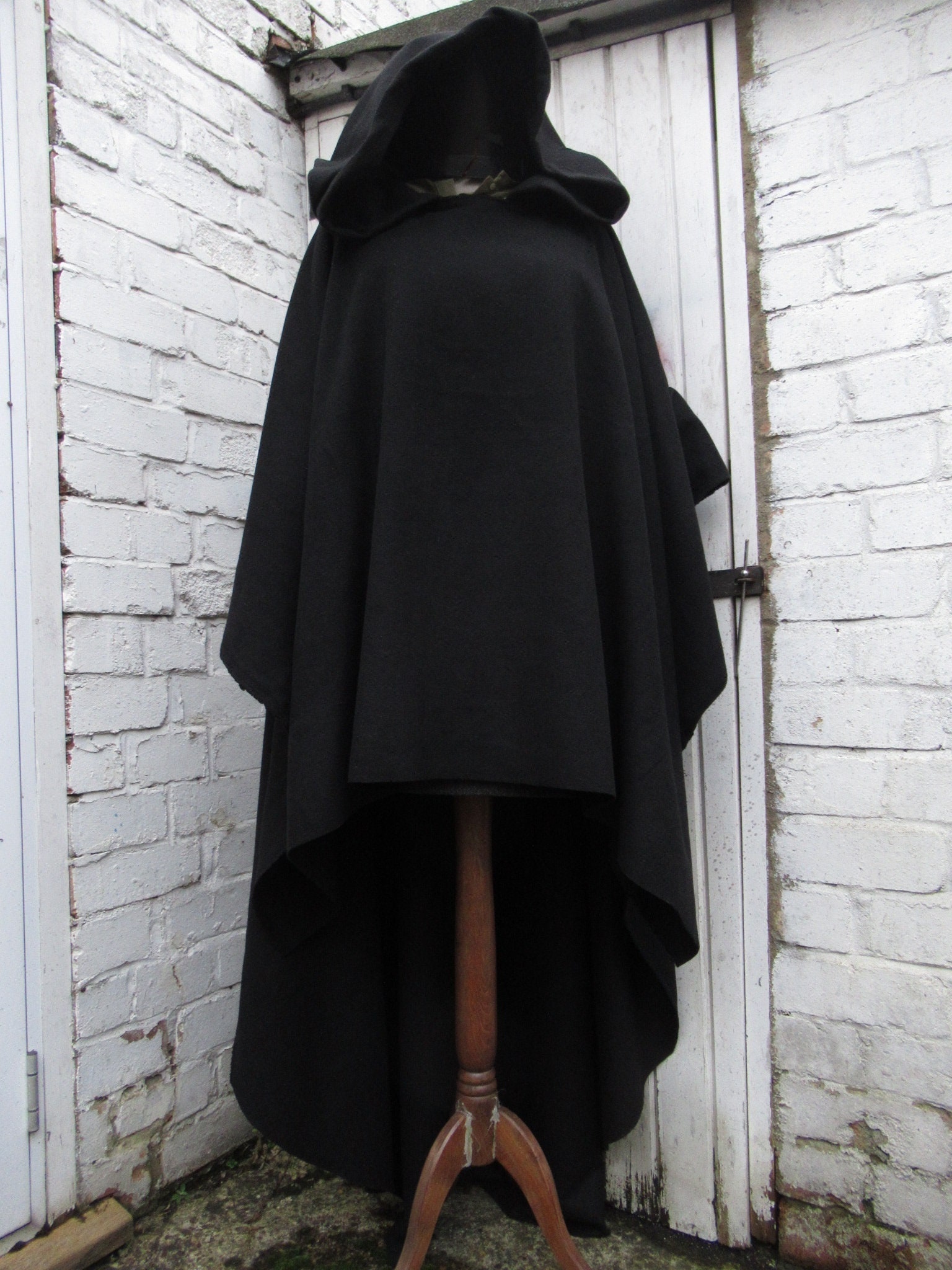 Medieval hooded cloak navy LARP Archers Viking cloak many | Etsy