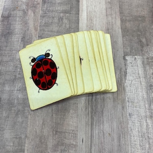 Stardust Ladybug Vintage Playing Cards USA Made Nu-Vue Tint