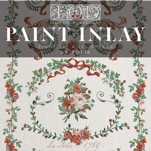La Folie - IOD Paint Inlay 12x16 - 2025 Holiday