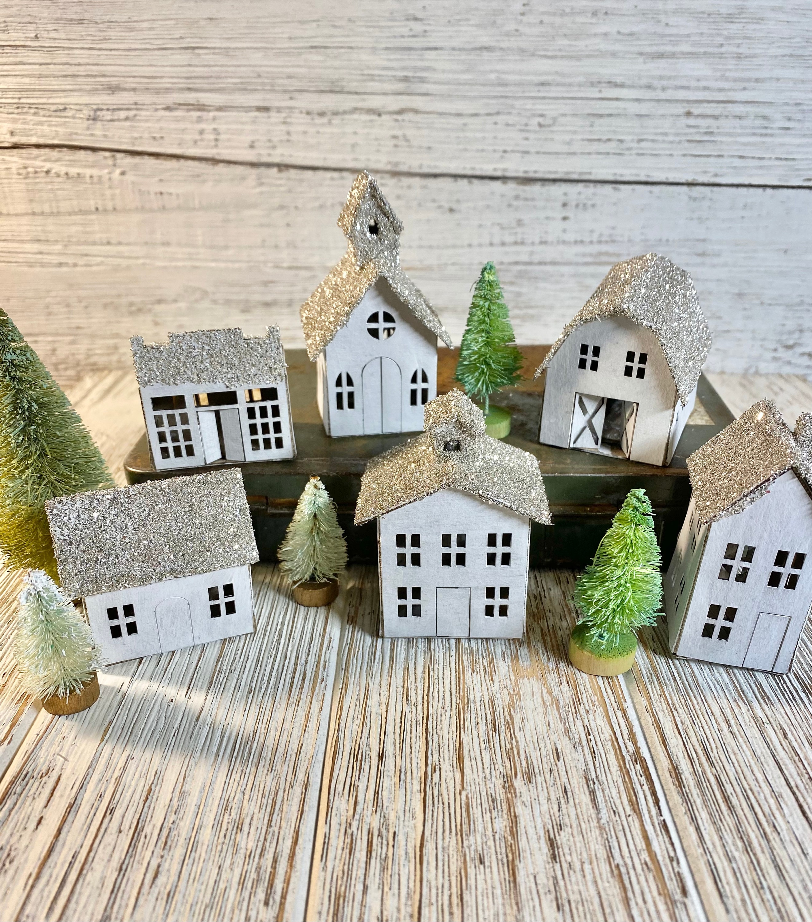 Putz House Kit I Mini Village Kit Etsy