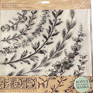 Wreath Builder Classic - IOD Decor Stamp (Retired Nov 2024)