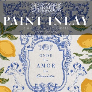 Portofino - IOD Paint Inlay