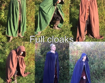 Flanell Umhang auf Bestellung - Dungeon & Dragons, Renaissance, Cosplay, Mittelalter, LARP, Comic, Halloween