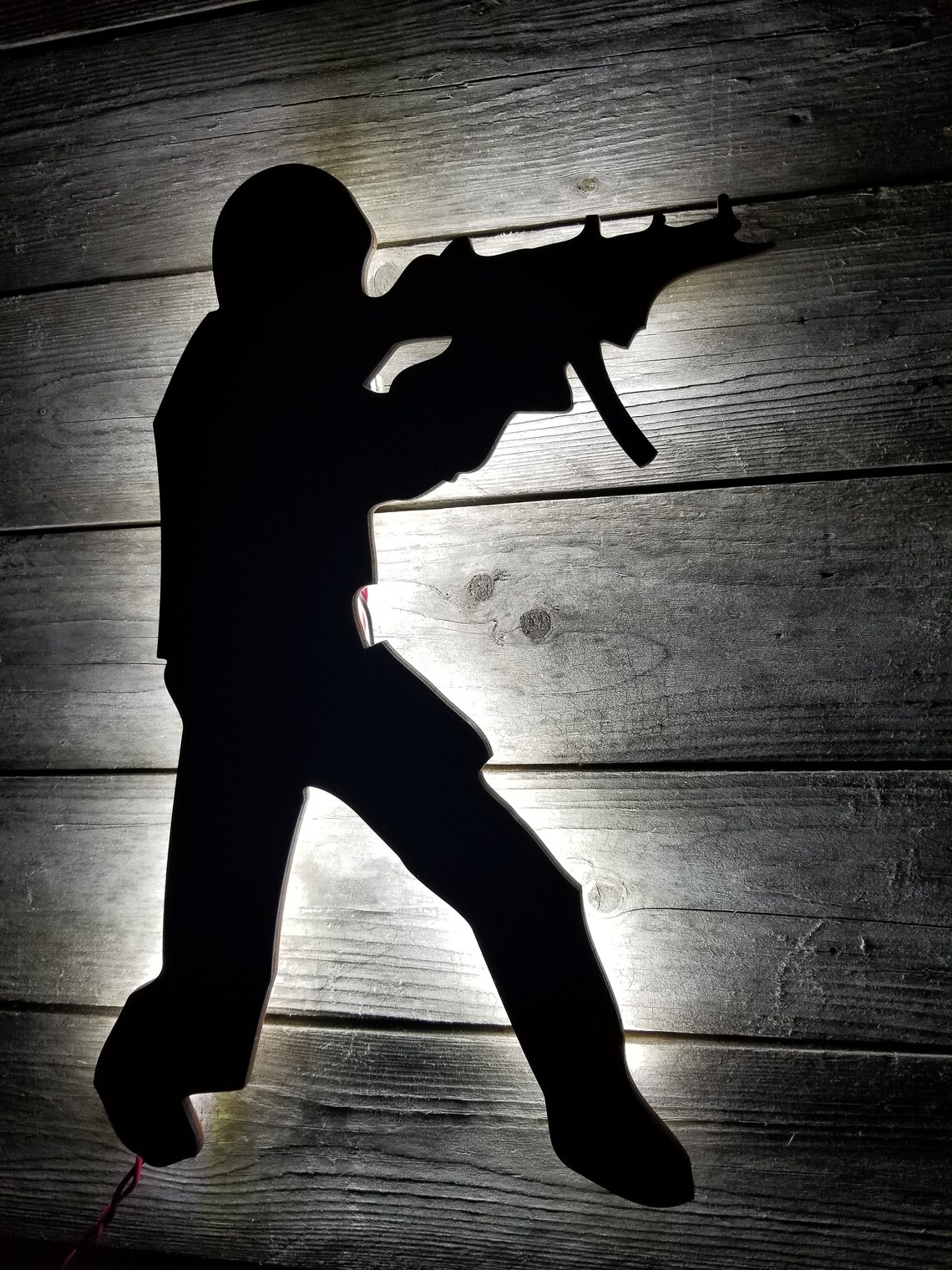 Counterstrike CS GO Game Room Wall Art Decor LED Back Lit Etsy