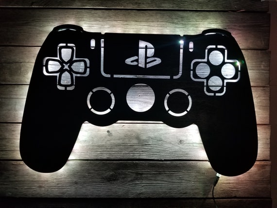 Déco Manette Playstation lumineuse 