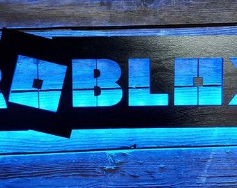 Roblox Gaming LED Sign, Video Game Art, Game Room Décor, Mancave, Kids party