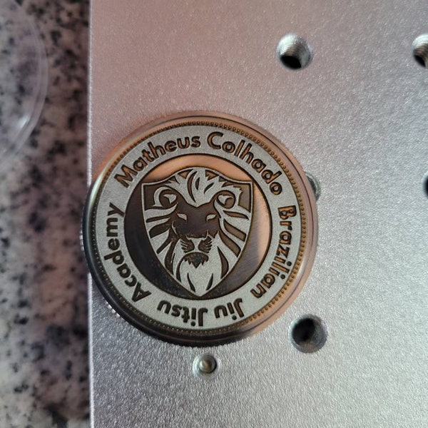 Custom made Challenge Coin in Stainless Steel or Brass
