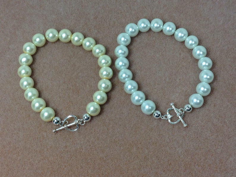 Silver Swarovski Pearl Bracelet