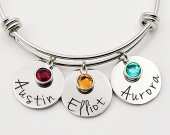 personalized mothers bracelet