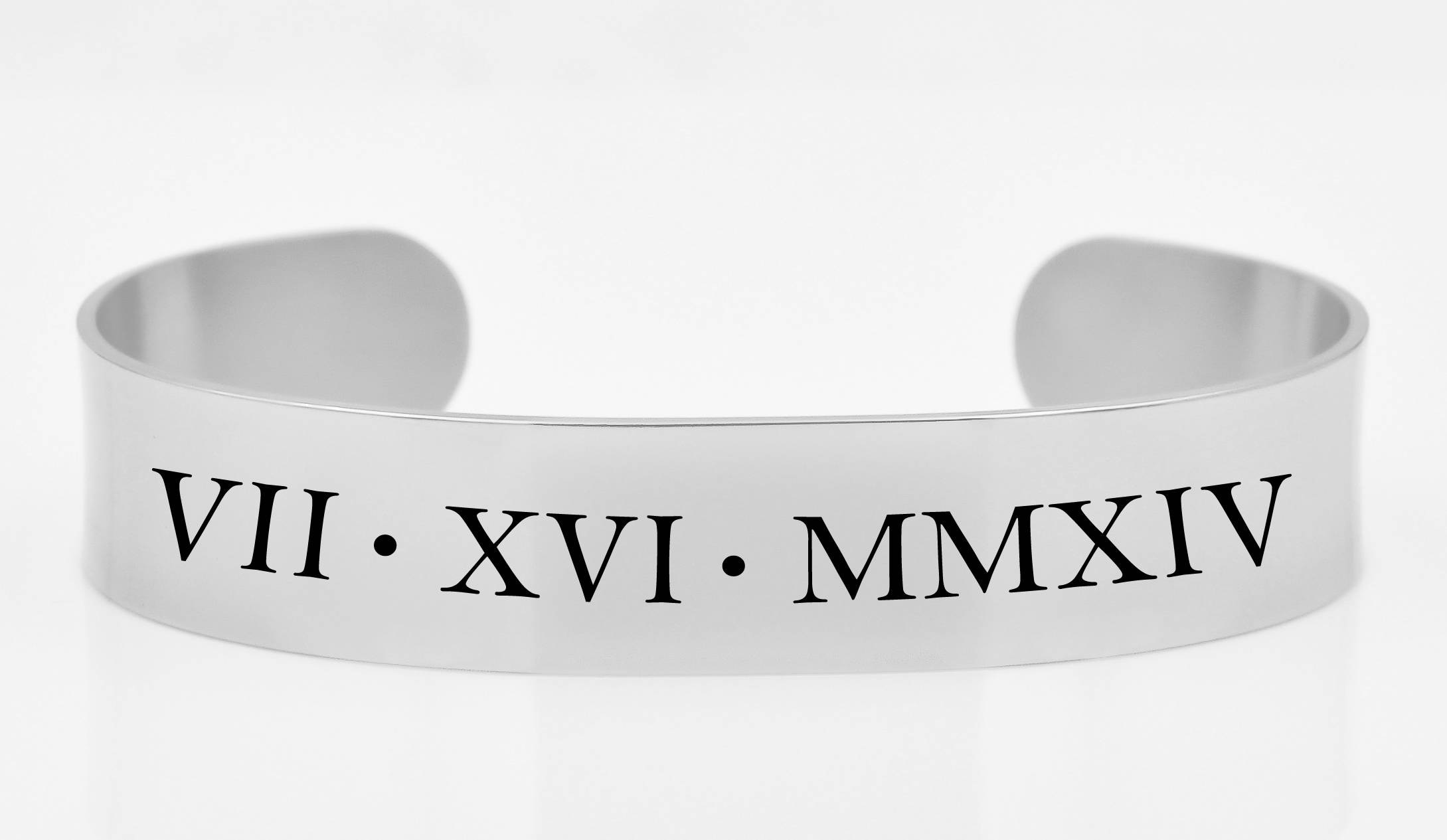 Roman numeral bracelet