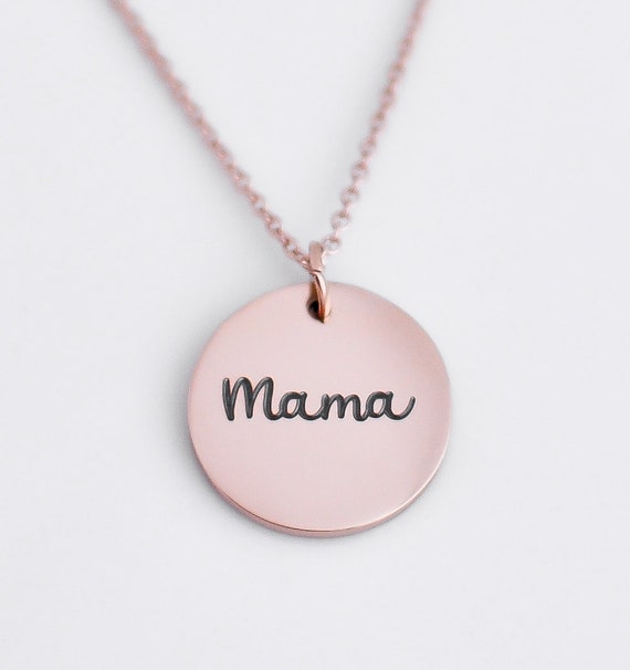 Simple mom hotsell necklace