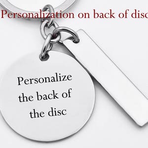 Add on - Personalize back of disc, key chain, necklace, etc...