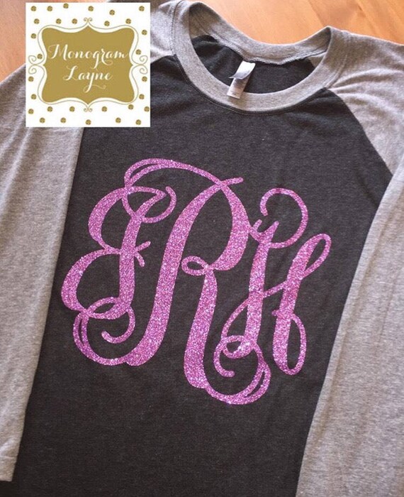 Monogram hotsell baseball tee