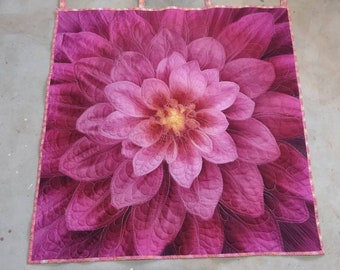 Pink Wall Quilt- floral