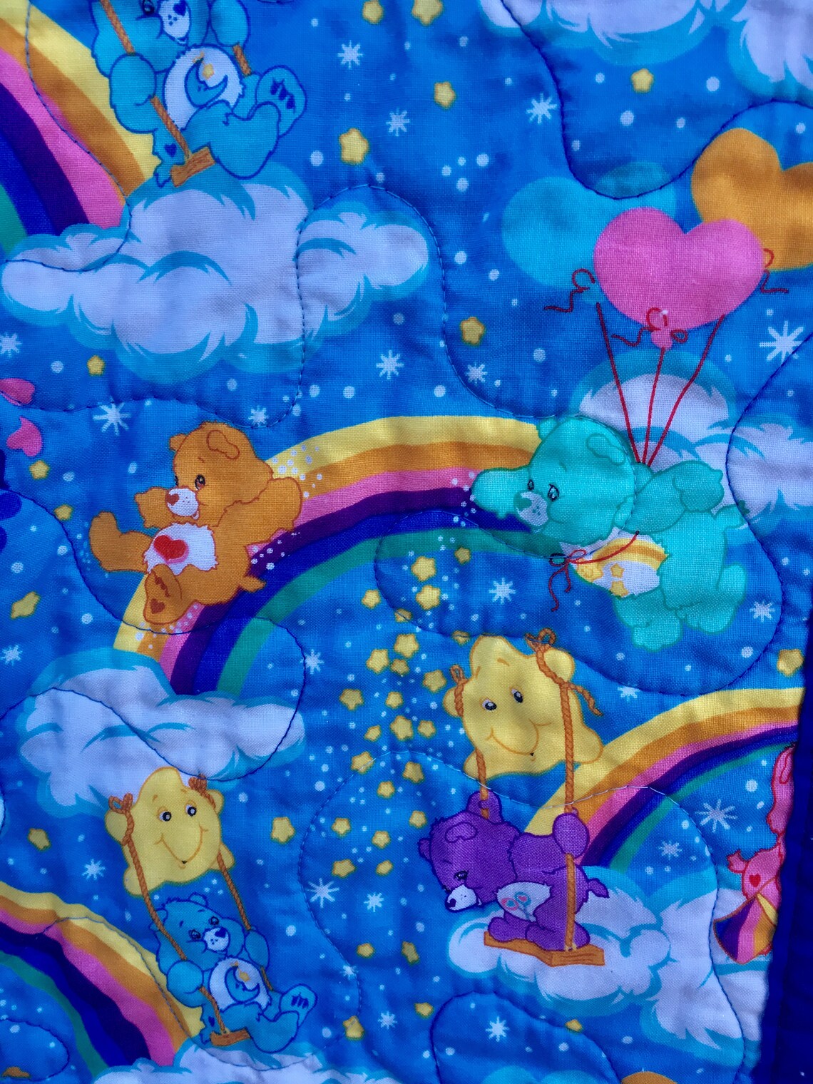 Care Bears Quilt Care Bears Blanket Finished Quilt Gift for Etsy