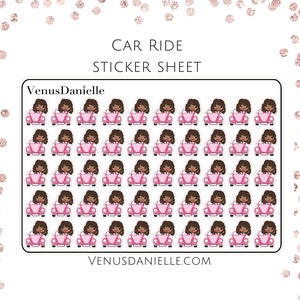 Road Trip Stickers, Staycation Stickers, Road Trip, Vacation Stickers, Car Stickers, Road Stickers, Planner Stickers image 1