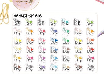Payday Stickers, Payday Planner Stickers, Money Stickers, Pay Stickers, Finance Stickers, Rainbow payday sheet, PayDay