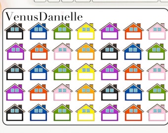 House Payment Stickers: Mortgage Tracker, Budget Planner Decor