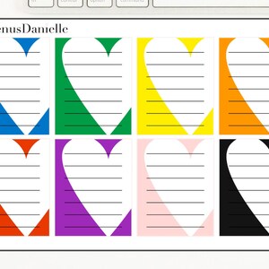 Heart Full Box Planner Stickers