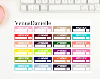 Appointment Planner Stickers - Scheduling & Reminder Stickers