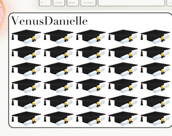 Graduation Cap Stickers