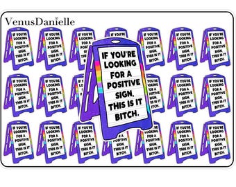 Funny Planner Stickers, Snarky Motivational Sticker Sheet for Journals, Laptops & Daily Planning