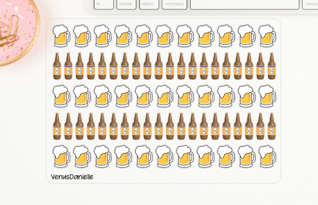 Beer Planner Stickers, Beer Bottle Stickers, Drinking Stickers, Beer ...