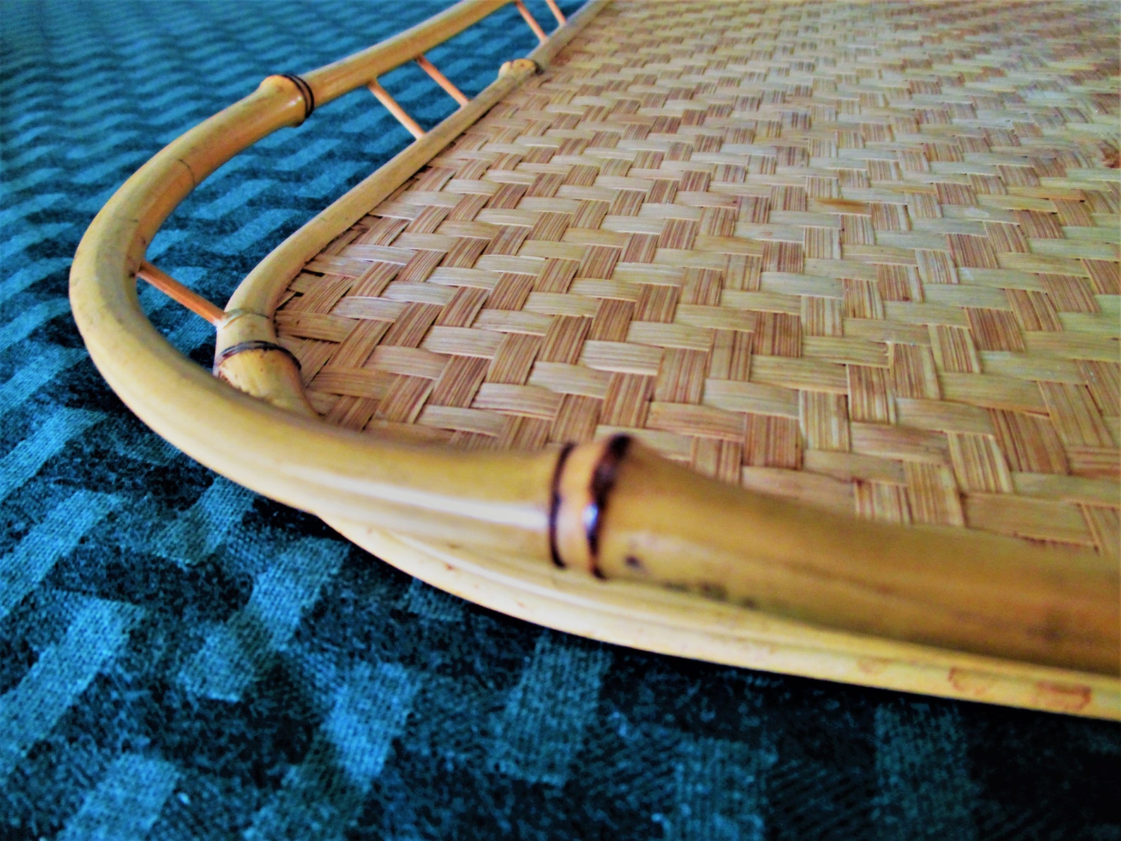 Bamboo Lap/Serving Trays Set of 2 Etsy