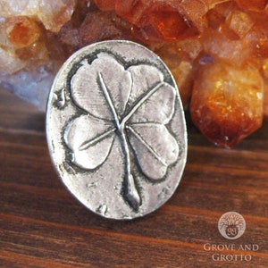 Four-Leaf Clover Pocket Stone