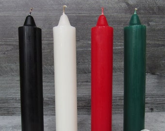 9-Inch Jumbo Pillar Candle (Single) - Choose Color!